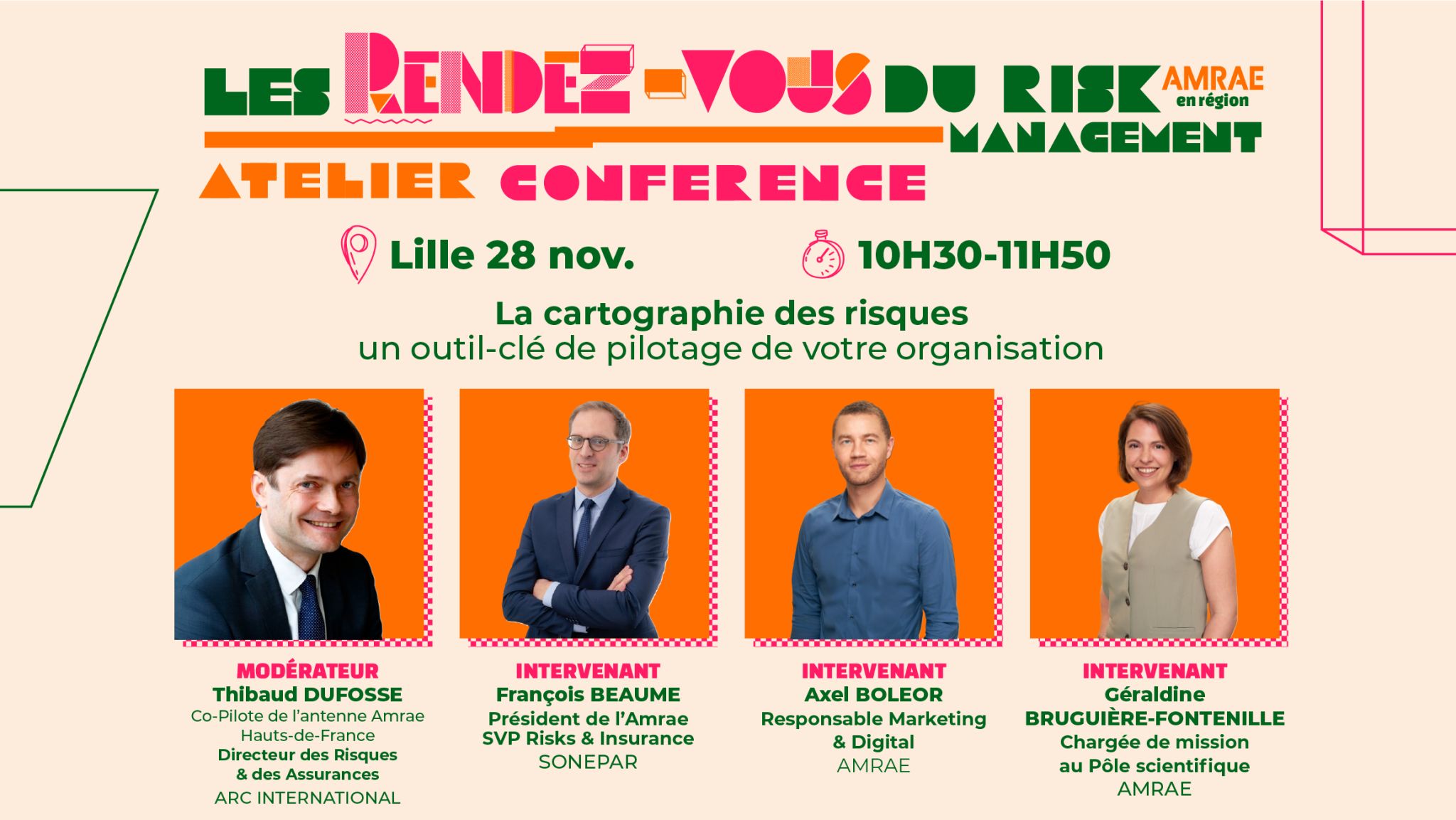 L’AMRAE organise un rendez-vous régional à Lille le 28 novembre 2025 : un signal fort pour les PME du Sud de l’Aisne